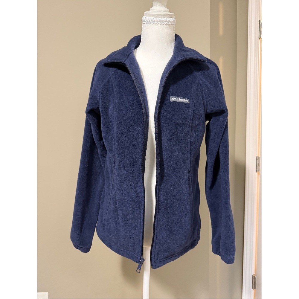 Columbia Women's Navy Full-Zip Fleece Jacket
